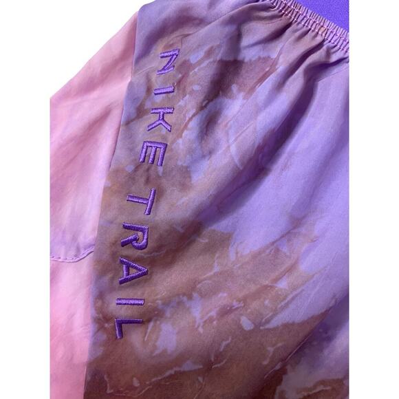 Nike Dri Fit Repel Shorts Womens Small Mid-Rise Brief Lined Running Purple NWT - Picture 7 of 15